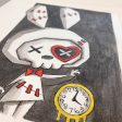 2021 White Rabbit and the Melting Clock Watercolour For Cheap