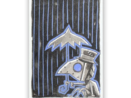 2021 Plague Doctor Rain Watercolour For Cheap