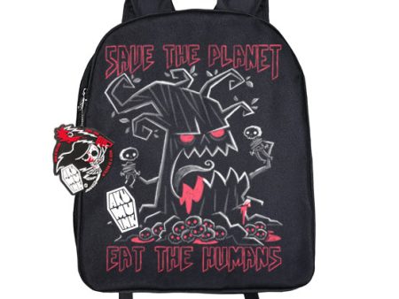 Eat The Humans Backpack For Discount