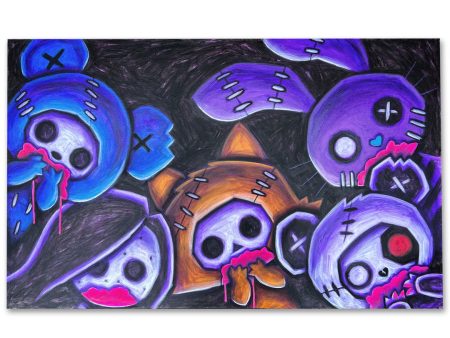 2023 All My Friends Are Dead Painted Canvas Online Sale