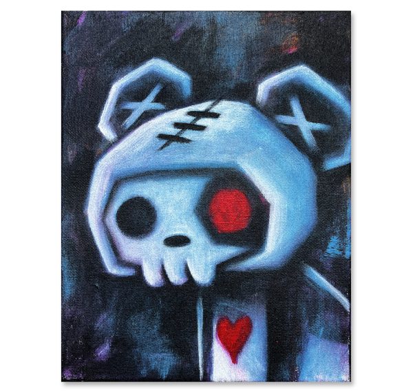 2024 Panda Mood 20x25cm Painted Canvas For Sale