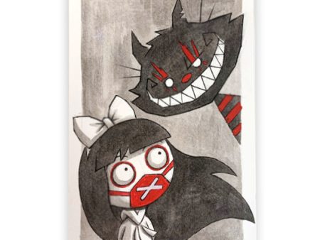 2021 Alice and Cheshire Cat Watercolour Online Hot Sale