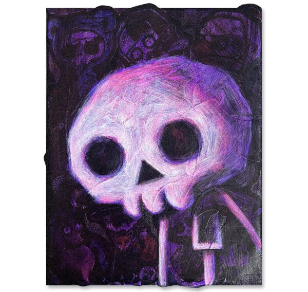 2024 DeadBoy Mood 20x25cm Painted Canvas Online now