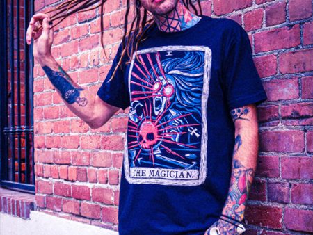 (USA Sizing) The Magician Men Tshirt Hot on Sale