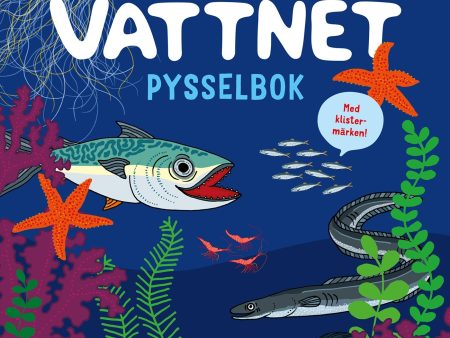 Djuren i vattnet pysselbok med klistermärken Cheap