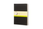 Moleskine Plain Cahier Xl - Black Cover (3 Set) on Sale