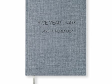 5 year diary A5 Denim 5 vuoden päiväkirja Paperstyle Online