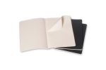 Moleskine Plain Cahier Xl - Black Cover (3 Set) on Sale