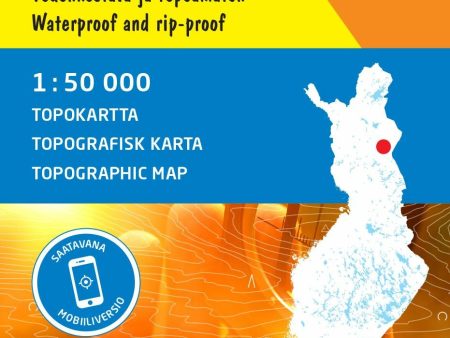 Savukoski Pelkosenniemi Oratunturi, topokartta 1:50 000 Hot on Sale